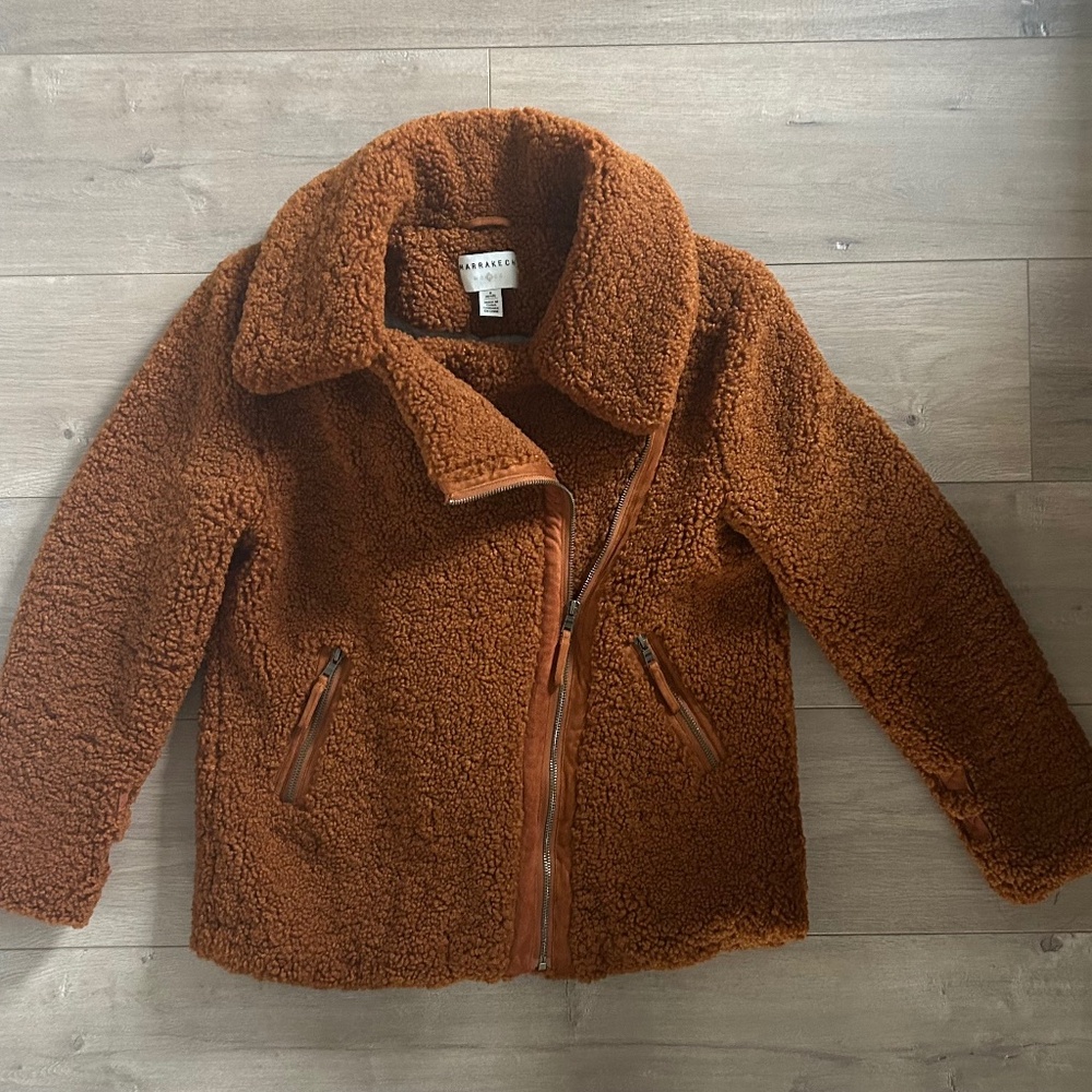 Women Marrakech Sherpa Jacket- Small petite